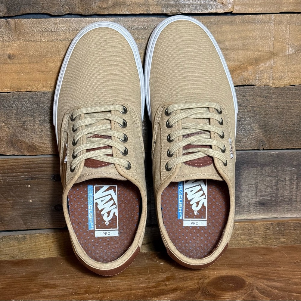 Vans Shoes Chima Ferguson Pro Reptile Khaki Tan size Men’s 7.5 Women’s 9.5 - Picture 7 of 10